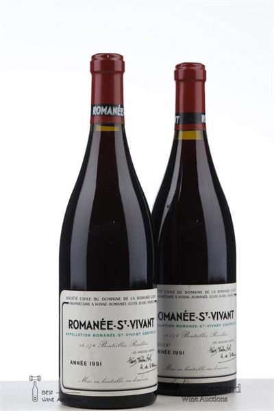 ROMANEE ST VIVANT 1991 - Domaine de la Romanee Conti - 2 Bottles
