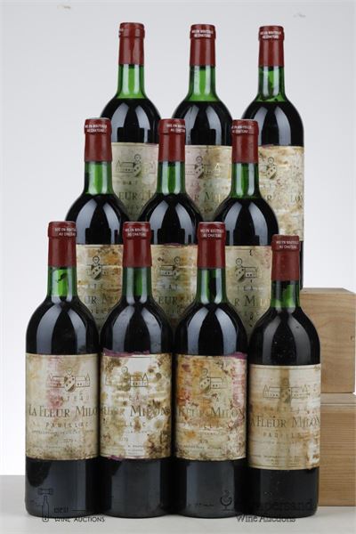 LA FLEUR MILON  1* 1978 + 9* 1979 MIXED - Mc - 10 Bottles