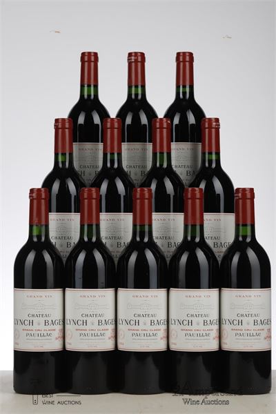 LYNCH BAGES 1986 - Mc - 12 Bottles - Owc 12
