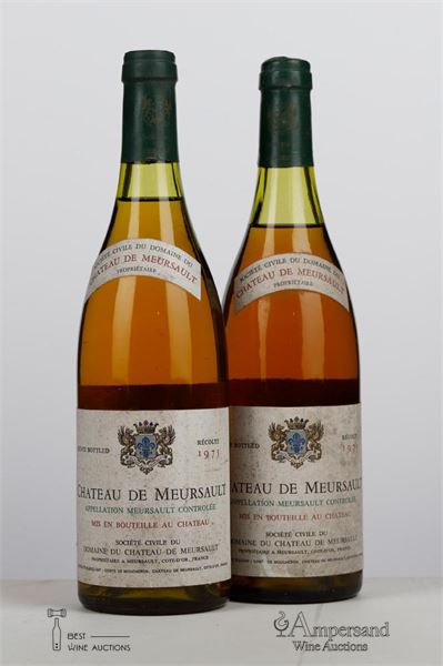 MEURSAULT 1975 - Chateau de Meursault - 2 Bottles