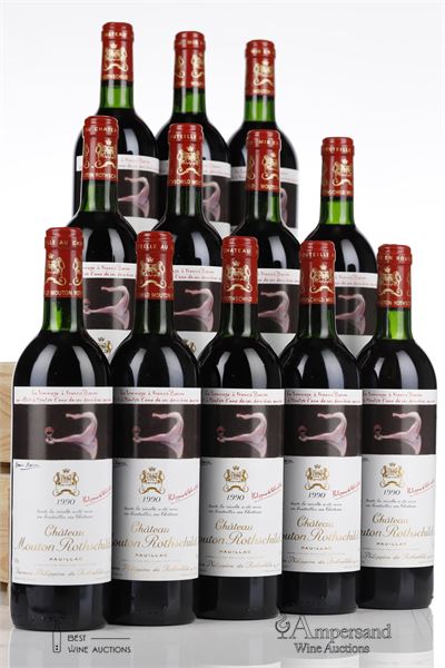 MOUTON ROTHSCHILD 1990 - 12 Bottles - Owc 12