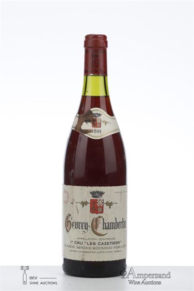 GEVREY CHAMBERTIN LES CAZETIERS 1991 - Armand Rousseau - 1 Bottle