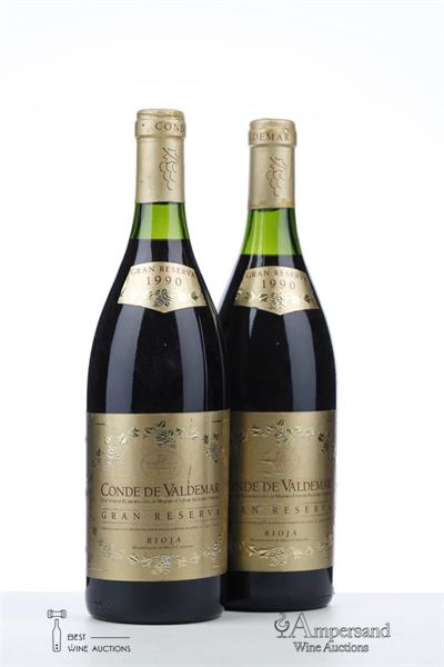 CONDE DE VALDEMAR GRAN RESERVA 1990 - Bodegas Valdemar - 2 Bottles