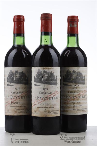 EVANGILE 1974 - Mc - 3 Bottles
