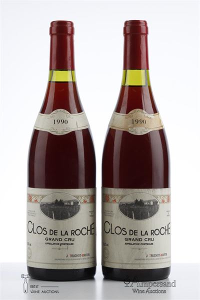 CLOS DE LA ROCHE 1990 - J.Truchot - Martin - 2 Bottles