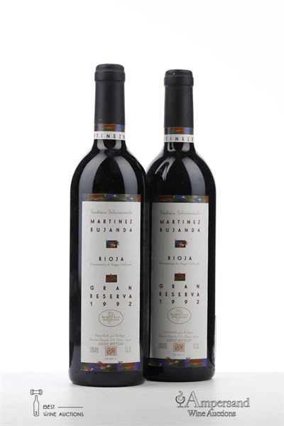 MARTINEZ BUJANDA GRAN RESERVA 1992 - Bodegas Valdemar - 2 Bottles