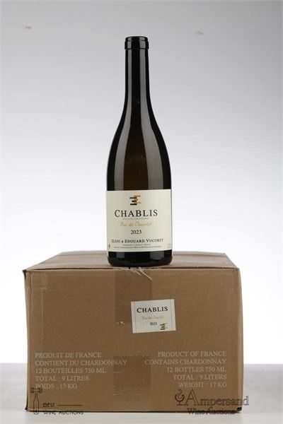 CHABLIS LE BAS DE CHAPELOT 2023 - Eleni et Edouard Vocoret - 12 Bottles - Oc 12