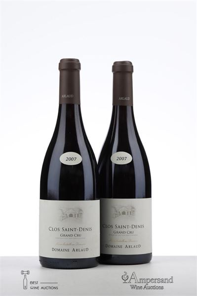 CLOS ST DENIS 2007 - Arlaud - 2 Bottles