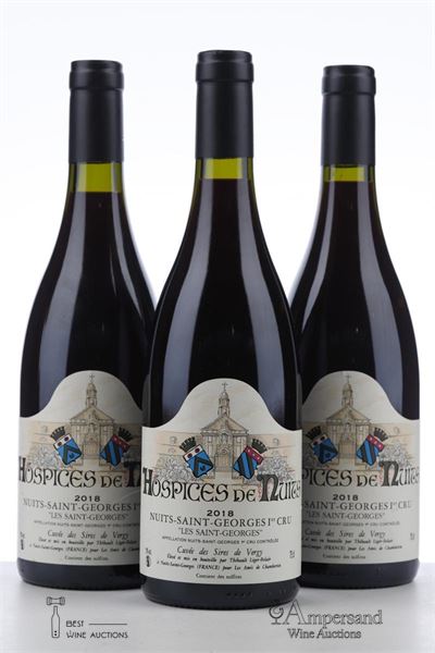HOSPICE DE NUITS NUITS ST GEORGES LES ST GEORGES 2018 - Thibault Liger Belair - 3 Bottles
