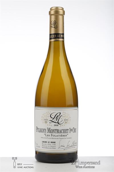 PULIGNY MONTRACHET LES FOLATIERES 2018 - Lucien Le Moine - 1 Bottle