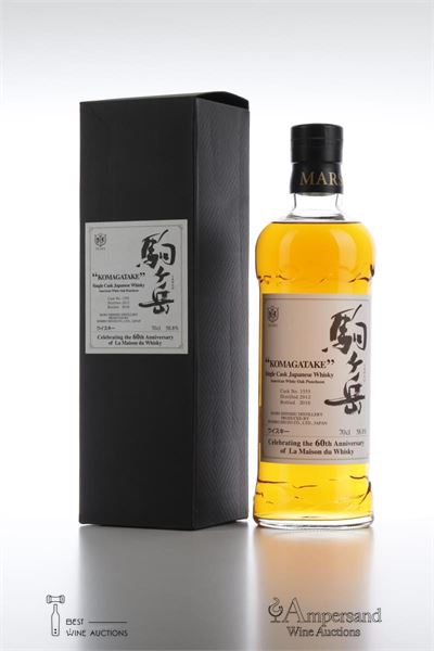 2012 KOMAGATAKE - Mars Shinshu -  Alc 58,8% - Bottled 2016 - Cask 1555 - American White Oak Puncheon - 1 Bottle - Oc 1