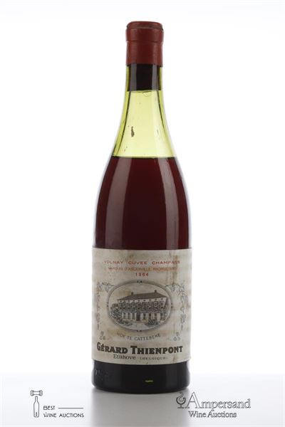 VOLNAY CHAMPANS 1964 - Marquis d'Angerville -Gerard Thienpont - 1 Bottle