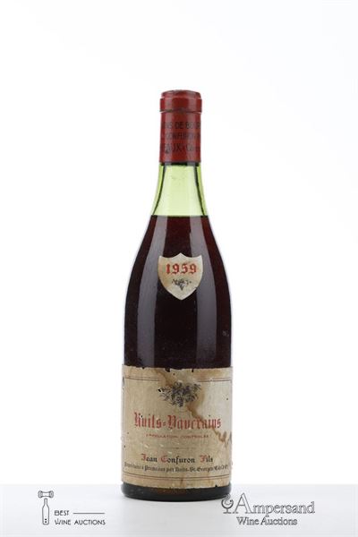 NUITS ST GEORGES LES VAUCRAINS 1959 - Jean Confuron - 1 Bottle