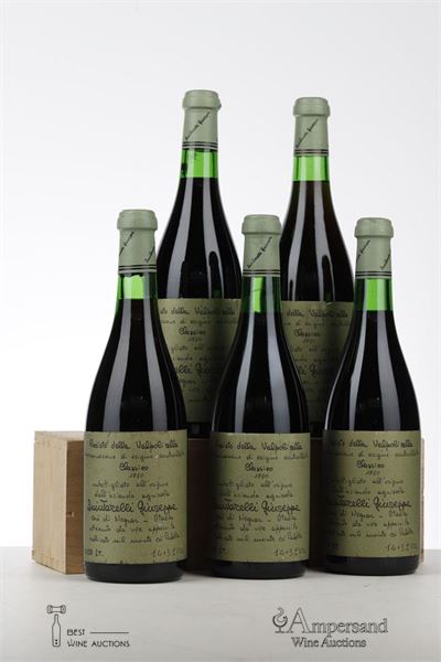 RECIOTO DELLA VALPOLICELLA CLASSICO CA PALETTA 1980 - Giuseppe Quintarelli  - 5 Bottles