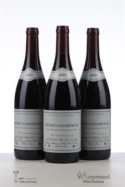 GEVREY CHAMBERTIN 2009 - Bruno Clair - 3 Bottles