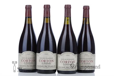 CORTON LES MARECHAUDES 1987 - Michel Mallard - 4 Bottles