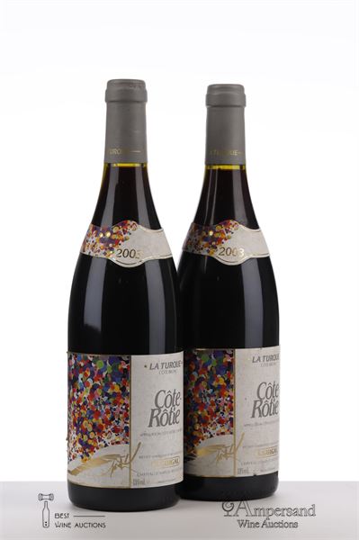 COTE ROTIE LA TURQUE 2003 - Guigal - 2 Bottles