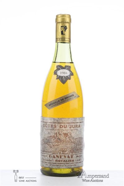 COTES DU JURA SOUS LA ROCHE LA COMBE ROTALIER BLANC 1984 - Ganevat - 1 Bottle