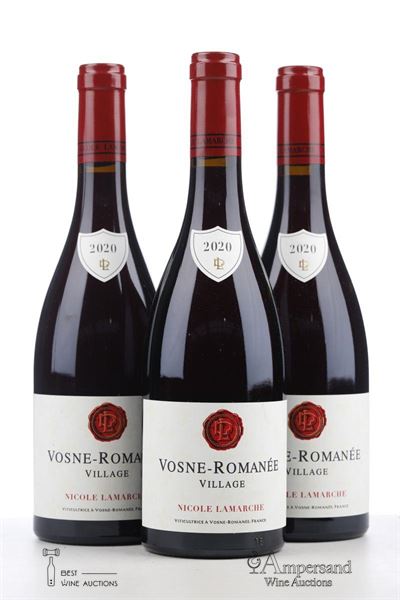 VOSNE ROMANEE 2020 - Nicole Lamarche - 3 Bottles