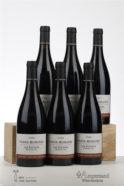 VOSNE ROMANEE LES SUCHOTS 2008 - Arnoux Lachaux - 6 Bottles