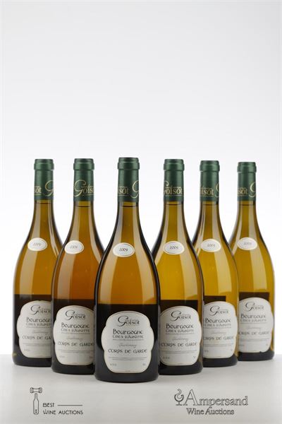 BOURGOGNE BLANC COTES D'AUXERRE CORPS DE GARDE 2009 - Domaine Goisot - 6 Bottles