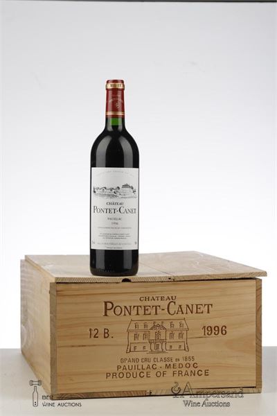 PONTET CANET 1996 - Mc - 12 Bottles - Owc 12
