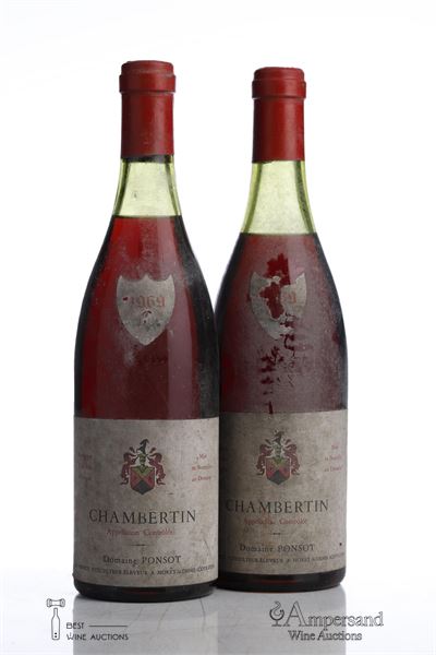 CHAMBERTIN 1969 - Ponsot - 2 Bottles