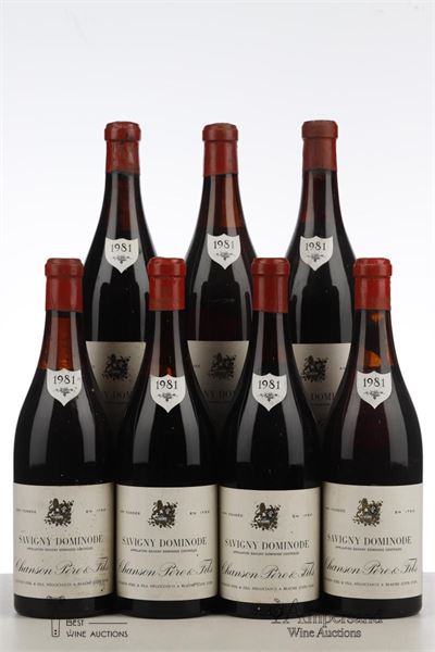 SAVIGNY LES BEAUNE LA DOMINODE 1981 - Chanson - Mb - 7 Bottles