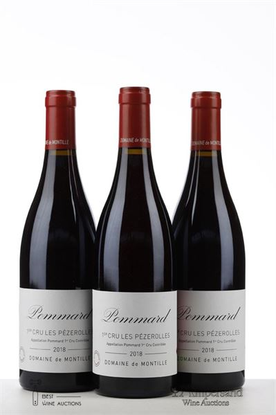 POMMARD PEZEROLLES 2018 - Domaine De Montille - 3 Bottles