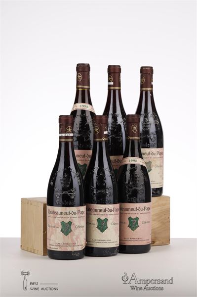 CHATEAUNEUF DU PAPE RESERVE DES CELESTINS 1998 - Henri Bonneau - 6 Bottles