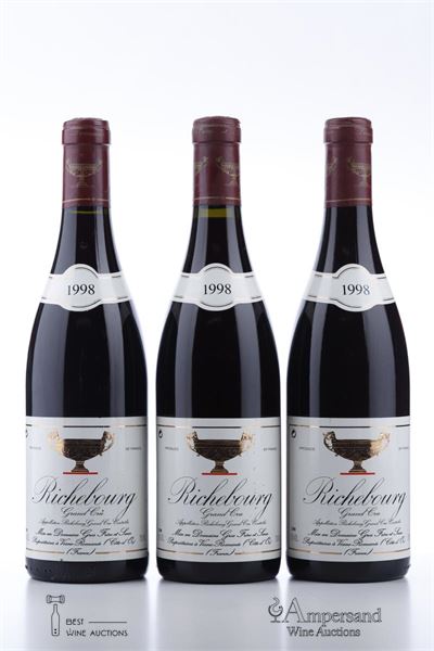 RICHEBOURG 1998 - Gros Frere et Soeur - 3 Bottles
