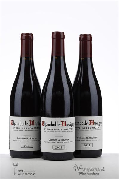 CHAMBOLLE MUSIGNY LES COMBOTTES 2011 - Georges Roumier - 3 Bottles