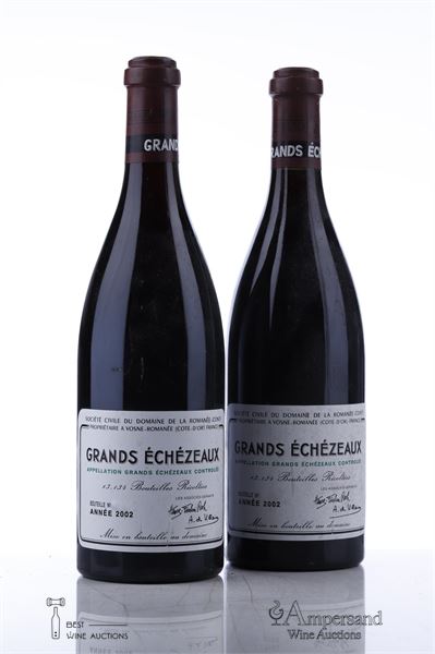 GRANDS ECHEZEAUX 2002 - Domaine de la Romanee Conti - 2 Bottles