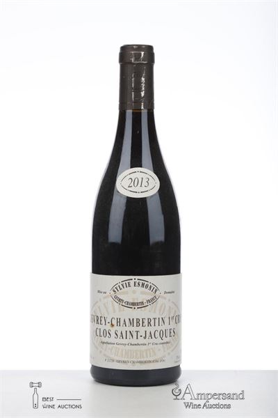 GEVREY CHAMBERTIN CLOS ST JACQUES 2013 - Sylvie Esmonin - 1 Bottle