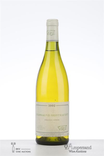CHASSAGNE MONTRACHET BLANC 1992 - Verget - 1 Bottle