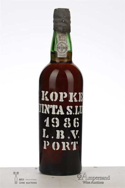 KOPKE QUINTA S.LUIZ LATE BOTTLED VINTAGE PORT 1986 - Kopke  - Bottled in 1992 - 1 Bottle