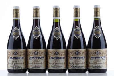 CHAMBERTIN 1991 - Armand Rousseau - 5 Bottles