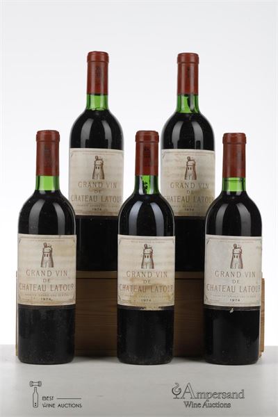 LATOUR 1974 - Mc - 5 Bottles