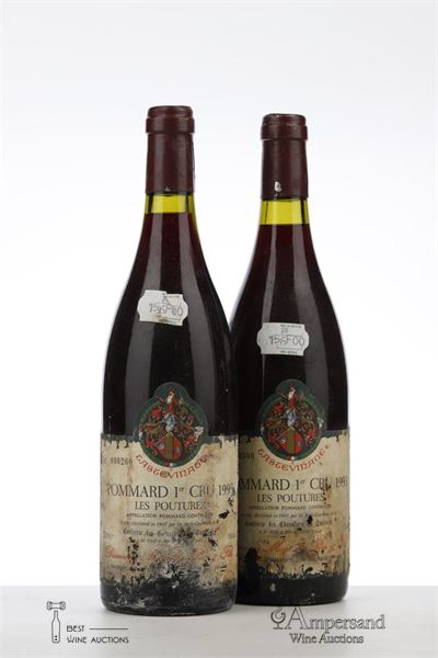 POMMARD LES POUTURES 1993 - Mazilly - 2 Bottles