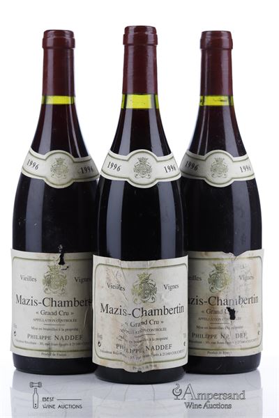 MAZIS CHAMBERTIN 1996 - Philippe Nadef - 3 Bottles