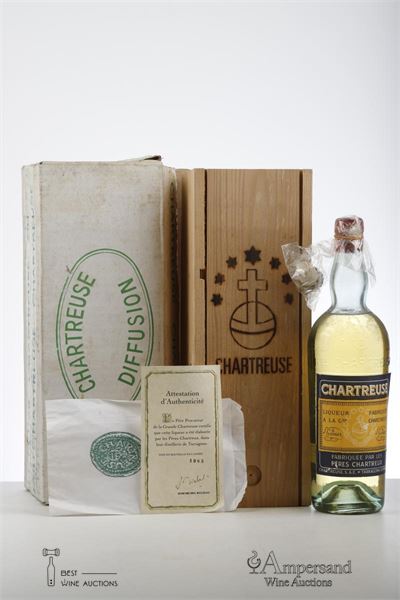CHARTREUSE JAUNE TARRAGONA 1963 - Chartreuse - 1 Bottle - Owc 1