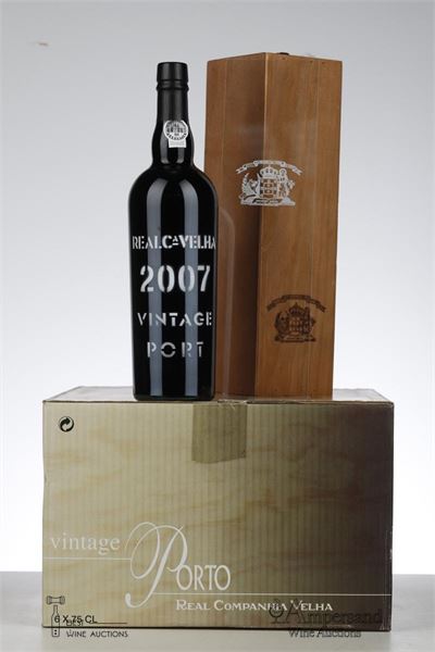 REAL COMPANHIA VELHA VINTAGE PORT 2007 - Real Companhia Velha - 6 Bottles - Owc 1