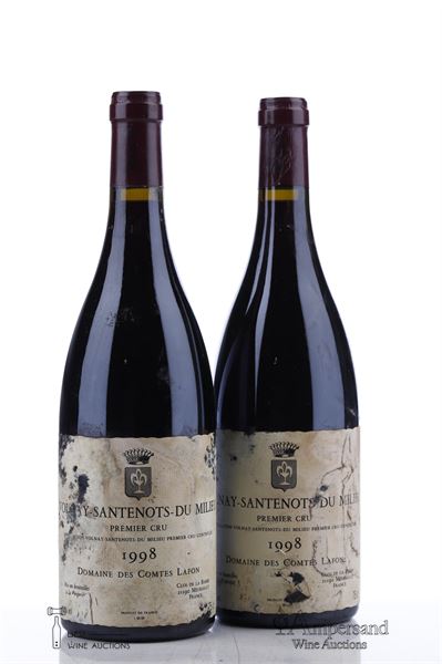 VOLNAY SANTENOTS DU MILIEU 1998 - Comtes Lafon - 2 Bottles