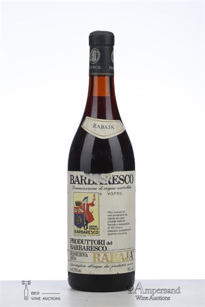 BARBARESCO RISERVA RABAJA 1978 - Produttori del Barbaresco - 1 Bottle