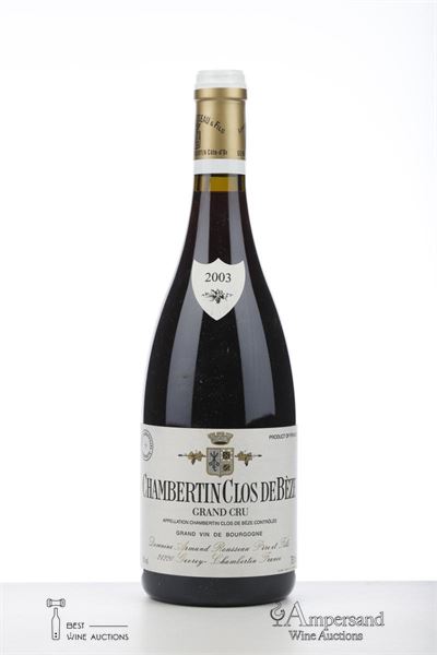 CHAMBERTIN CLOS DE BEZE 2003 - Armand Rousseau - 1 Bottle