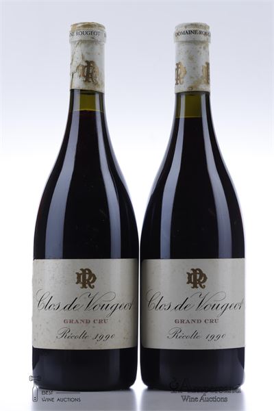 CLOS VOUGEOT 1990 - Marc Rougeot Dupin - 2 Bottles