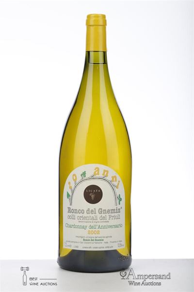 RONCO DEL GNEMIZ CHARDONNAY 2002 - Ronco del Gnemiz - 1 Magnum
