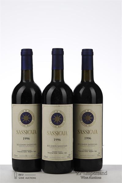 SASSICAIA 1996 - Tenuta San Guido - 3 Bottles