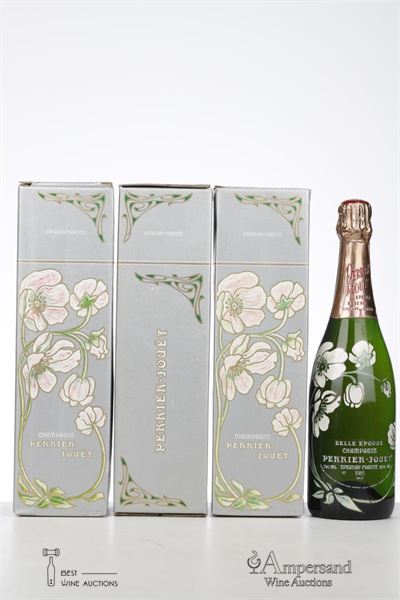 PERRIER JOUET BELLE EPOQUE 1985 - Perrier Jouet - 3 Bottles - Oc 1