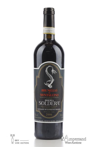 BRUNELLO DI MONTALCINO CASE BASSE RISERVA 2006 - Soldera - 1 Bottle